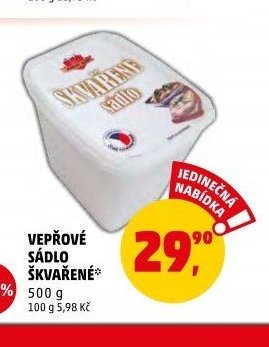 VEPŘOVÉ SÁDLO ŠKVAŘENÉ - Penny Market aktualniletaky.eu