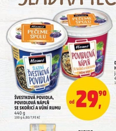 ŠVESTKOVÁ POVIDLA, POVIDLOVÁ NÁPLŇ - Penny Market aktualniletaky.eu