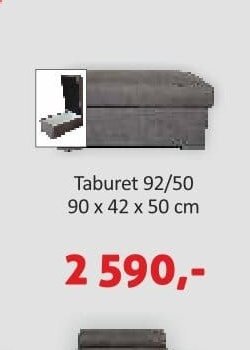 Taburet 92/50 90 x 42 x 50 cm