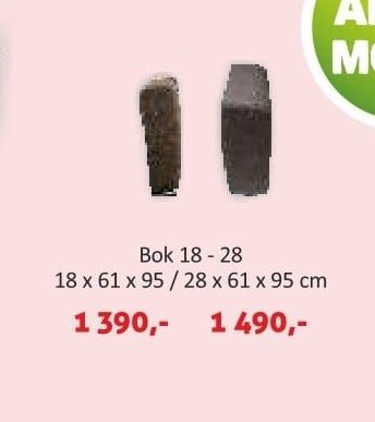 Bok 18 - 28 18 x 61 x 95 / 28 x 61 x 95 cm