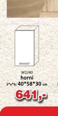 W2/40 horní skříňka