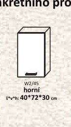 W2/45 horní