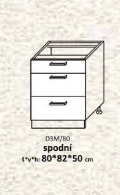 D3M/80 spodní