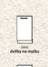 ZM45 dvířka na myčku