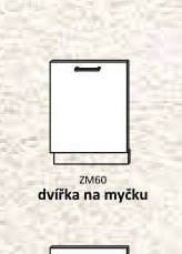 ZM60 dvířka na myčku