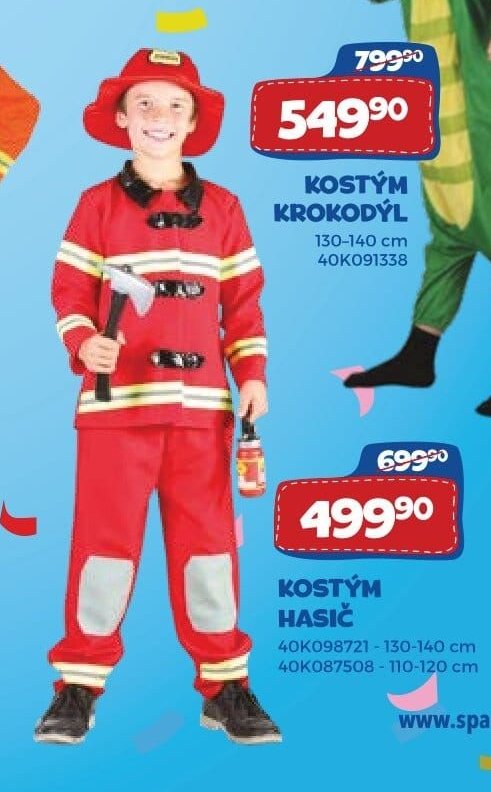KOSTÝM HASIČ
