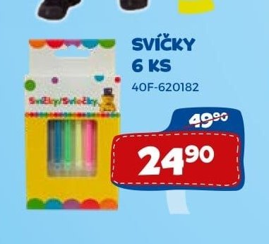 Svíčky 6 ks