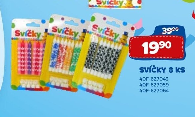 Svíčky 8 ks