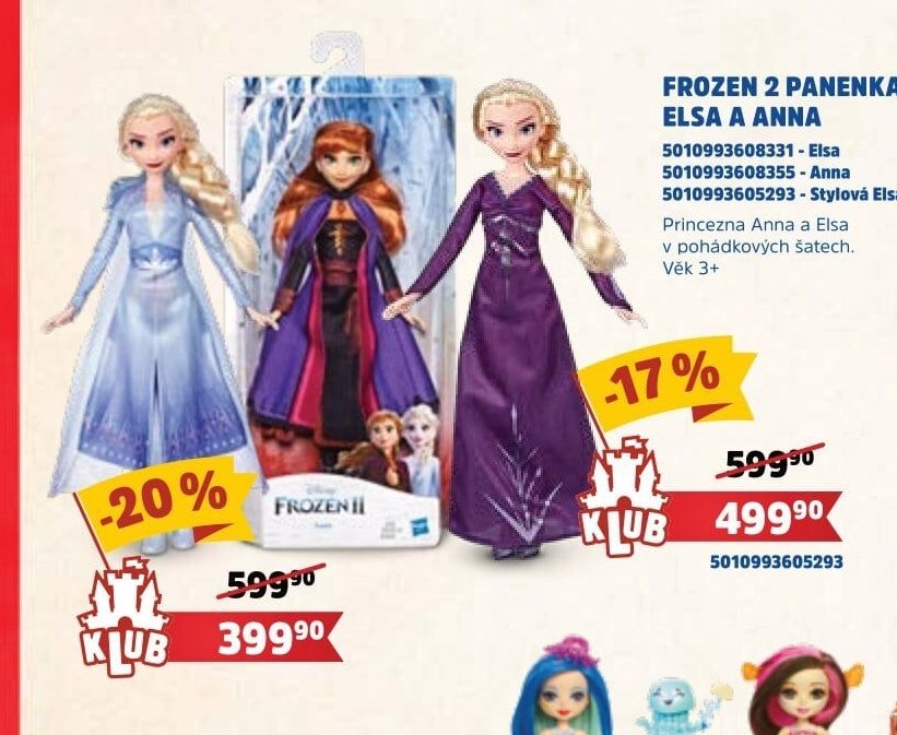 FROZEN 2 PANENKA ELSA A ANNA