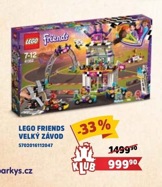 LEGO FRIENDS VELKÝ ZÁVOD