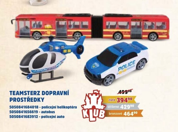 TEAMSTERZ DOPRAVNÍ PROSTŘEDKY