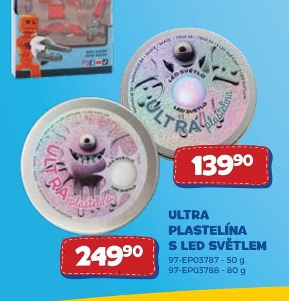 ULTRA PLASTELÍNA S LED SVĚTLEM