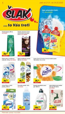 aktuální leták Šlak drogerie 21.1.2020-4.2.2020