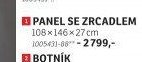 PANEL SE ZRCADLEM