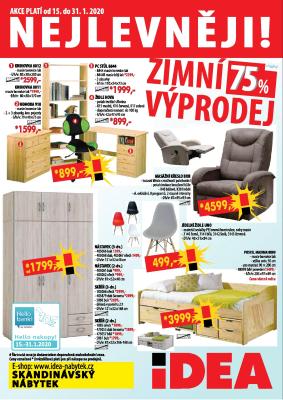 aktuální leták IDEA nábytek 15.1.2020-31.1.2020