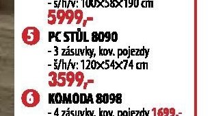 PC stůl 8090