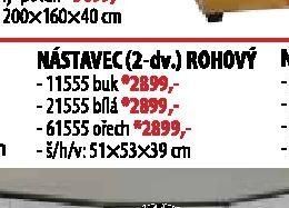 Nástavec (2-dv.) rohový
