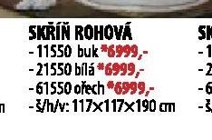 Skříň rohová