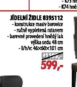 JÍDELNÍ ŽIDLE 8395112