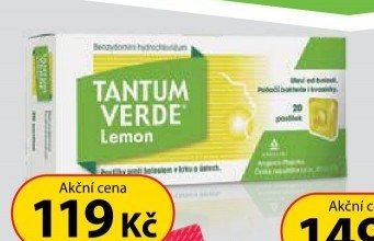 TANTUM VERDE Lemon, 20 pastilek