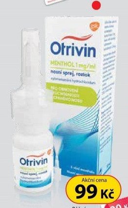Otrivin Menthol 1 mg/ml, 10 ml