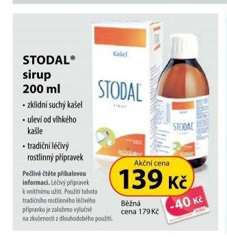 STODAL sirup 200 ml