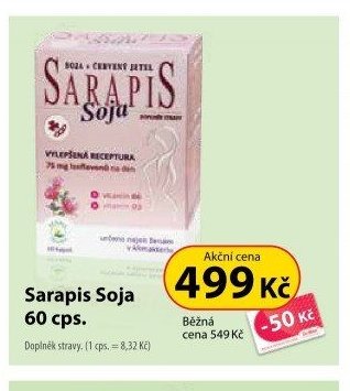 Sarapis Soja 60 cps.