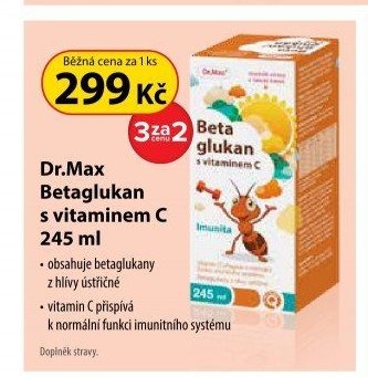 Dr.Max Betaglukan s vitaminem C 245 ml