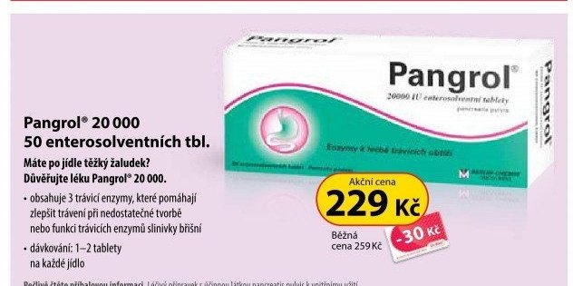Pangrol 20 000 50 enterosolventních tbl.