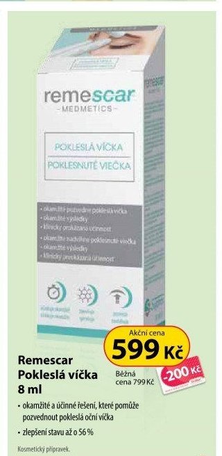 Remescar Pokleslá víčka 8 ml