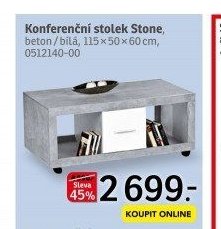 Konferenční stolek Stone