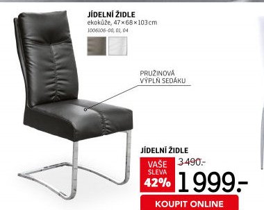 Jídelní židle (černá)
