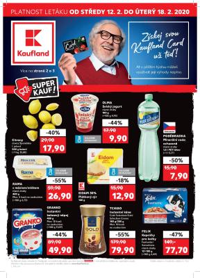 aktuální leták Kaufland 12.2.2020-18.2.2020