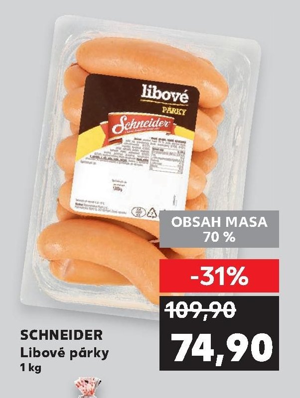 SCHNEIDER Libové párky