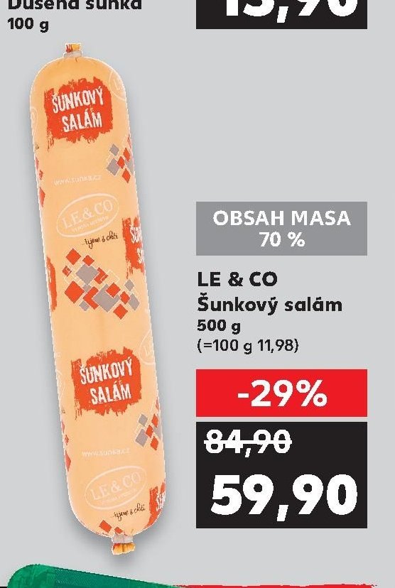 LE & CO Šunkový salám