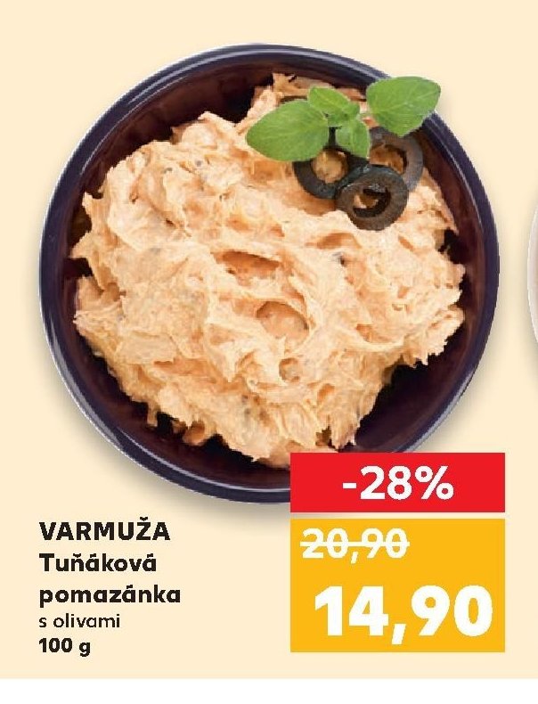 VARMUŽA Tuňáková pomazánka s olivami 100 g