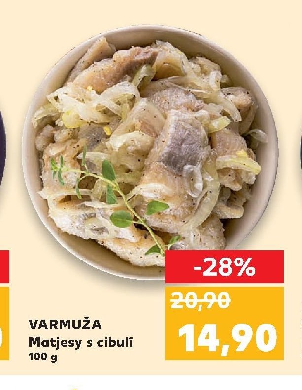 VARMUŽA Matjesy s cibulí 100 g
