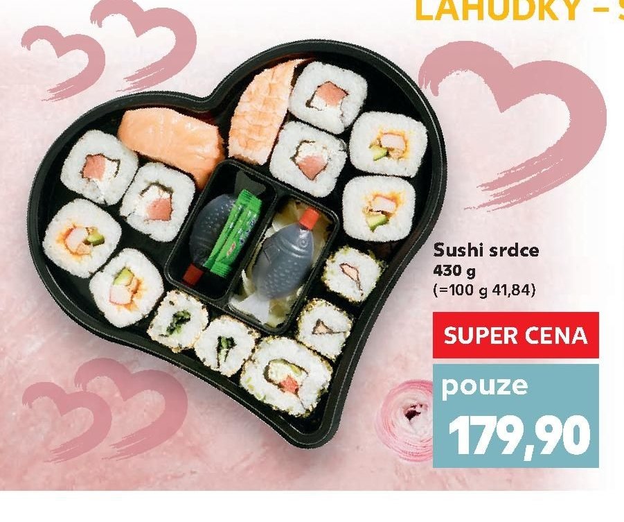 Sushi srdce 430 g