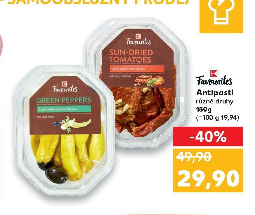 K-Favourites Green Peppers 150 g