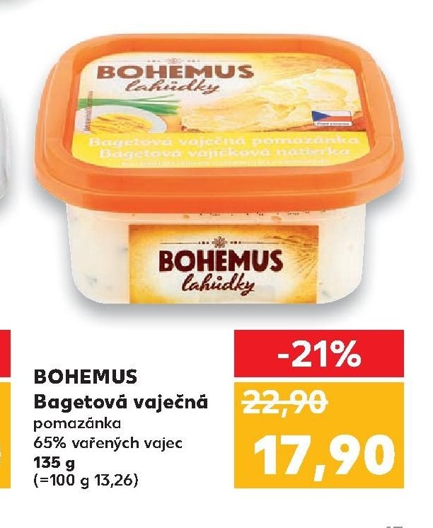 BOHEMUS Bagetová vaječná pomazánka 135 g