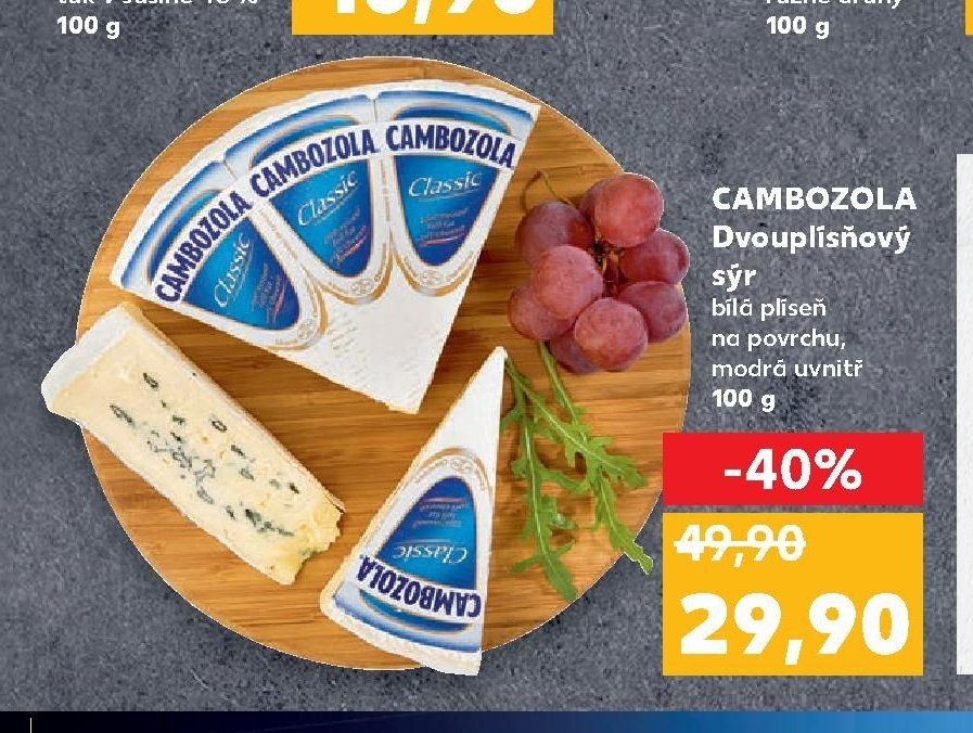 CAMBOZOLA Dvouplísňový sýr