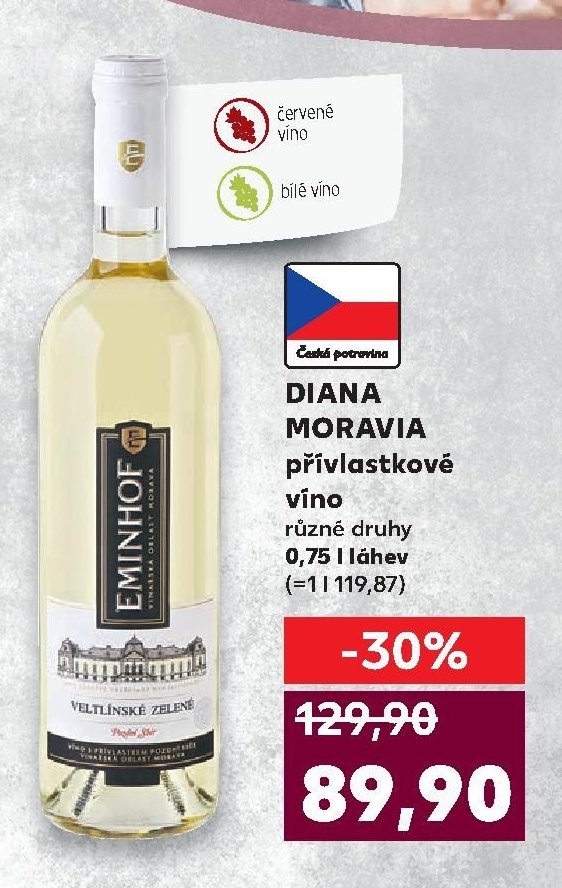 DIANA MORAVIA přívlastkové víno