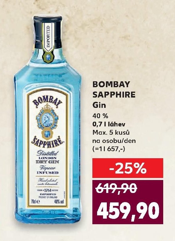 BOMBAY SAPPHIRE Gin