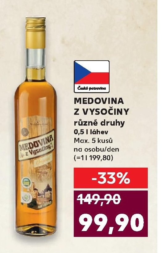 MEDOVINA Z VYSOČINY