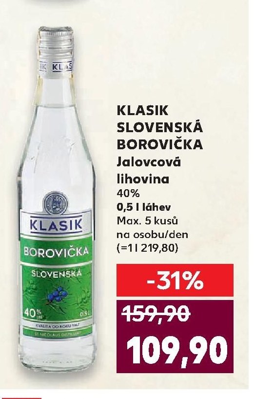 KLASIK SLOVENSKÁ BOROVIČKA