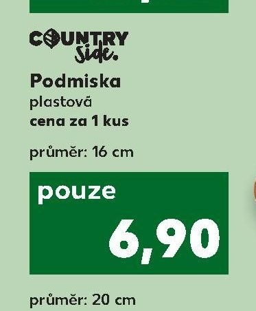 Podmiska plastová průměr 16 cm