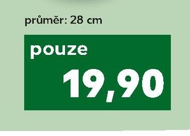 Podmiska plastová průměr 28 cm