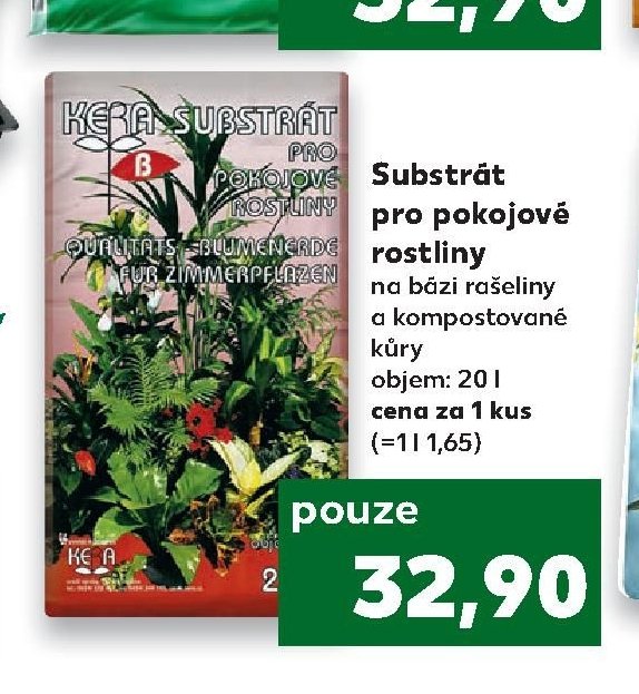 Substrát pro pokojové rostliny 20 l