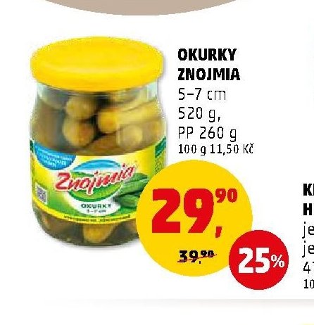 OKURKY ZNOJMIA - Penny Market aktualniletaky.eu