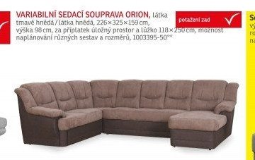 Variabilní sedací souprava Orion